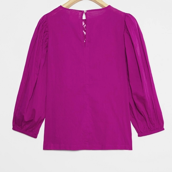 Farm Rio Kelsie Blouse Purple - Picture 3 of 5